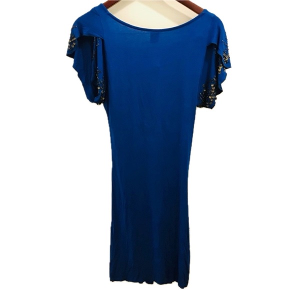 NWT Free People Royal Blue Cocktail Dress medium - Picture 2 of 9